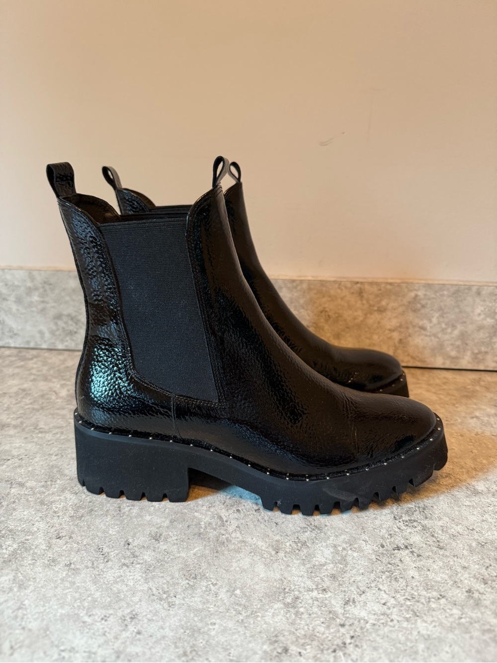 Freda Salvador Women’s Brooke Rain Resistant Boots - Pebbled Black